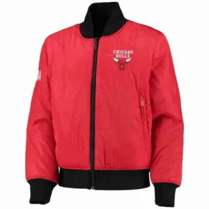 Youth Red Chicago Bulls Got Game Varsity Jacket