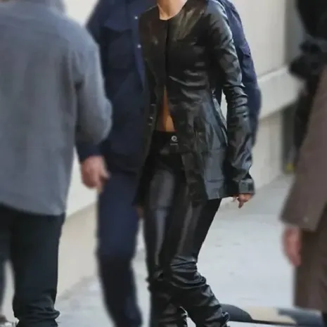 Zendaya The Attico SS24 Leather Jacket2 Zendaya The Attico SS24 Leather Jacket