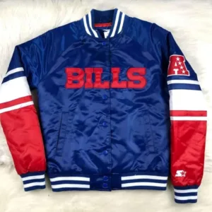 NFL Buffalo Bills Red and Royal Blue Jacket
