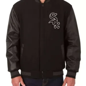 Chicago White Sox Back Letterman Wool/Leather Jacket