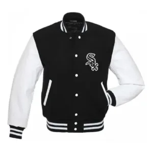 Chicago White Sox Black and White Varsity Jacket