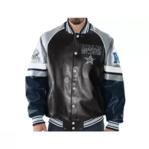 Dallas Cowboys NFL Multicolor Leather Jacket
