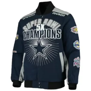 Dallas Cowboys Super Bowl 5X Champions Jacket