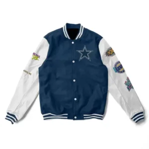 Dallas Cowboys Super Bowl 5x Champions Varsity Jacket