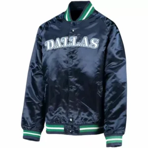 Dallas Mavericks Hardwood Classics Satin Raglan Jacket