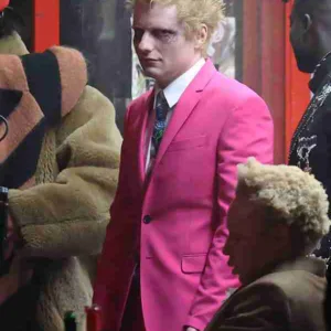 Ed Sheeran Bad Habits Pink Suit