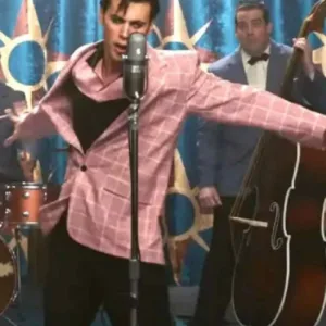 Elvis Austin Butler Pink Blazer