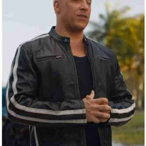 Fast & Furious 9 Vin Diesel Black Leather Jacket