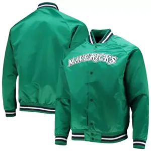 Green NBA Dallas Mavericks Starter Jacket