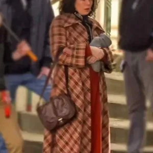 Hilary Small Empire Of Light Checked Coat