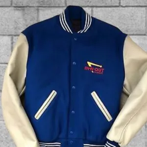 Burger In N Out Varsity Jacket