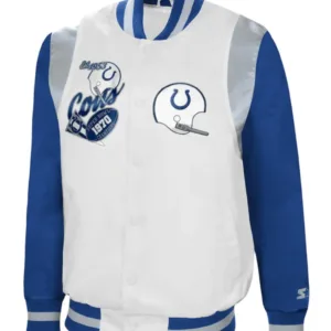 Indianapolis Colts Retro The All-American White Jacket
