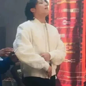 Jung kook FIFA World Cup 2022 White Jacket