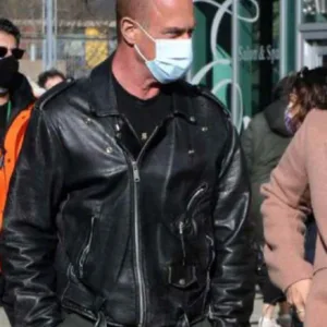 Law and Order Elliot Stabler Leather Jacket