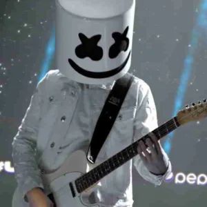 Marshmello UEFA Final White Jacket