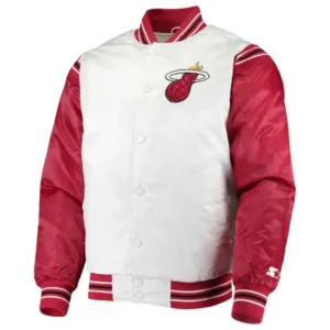 Miami Heat Renegade Varsity Satin Jacket