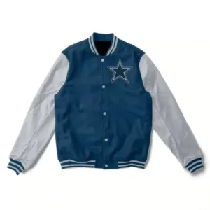 Dallas Cowboys Super Bowl 5x Champions Varsity Blue Jacket