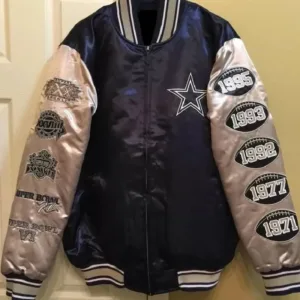 NFL Dallas Cowboys Super Bowl Champions Satin Jacket