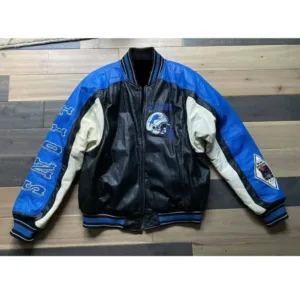 NFL Detroit Lions Carl Banks G-lll Leather Jacket