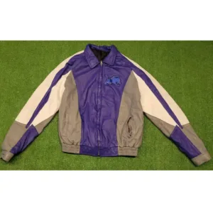 NFL Detroit Lions Jeff Hamilton Leather Jacket