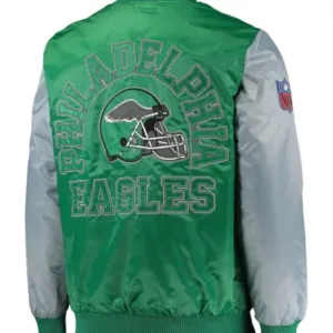Philadelphia Eagles Kelly Locker Room Throwback Jacket