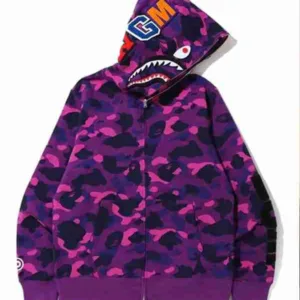Bape Purple Hoodie