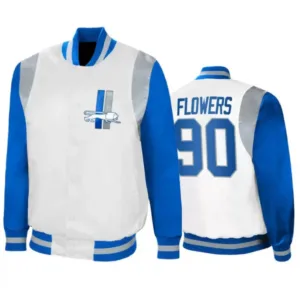 Trey Flowers NFL Detroit Lions Satin Jacket