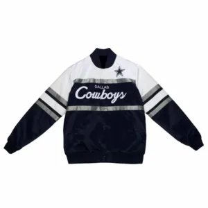 Tricolor NFL Team Dallas Cowboys Satin Jacket