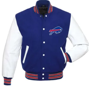 Buffalo Bills Blue and White Jacket