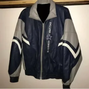 Vintage 90s NFL Dallas Cowboys Leather Jacket