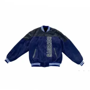 Vintage NFL Dallas Cowboys Suede Leather Jacket