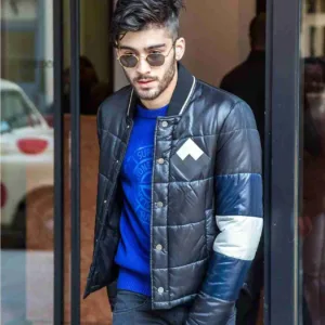 Zayn Malik Puffer Bomber Jacket